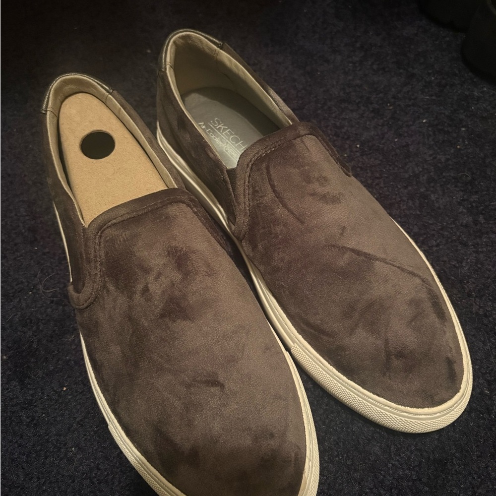 Skechers Men's Dark Brown Slip-On Loafers